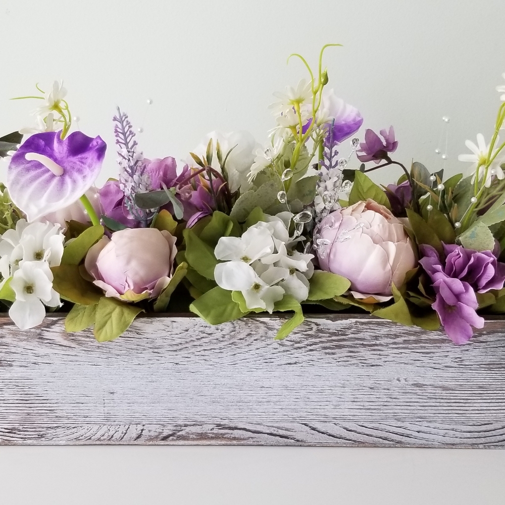 Pink & Purple Peony Centerpiece